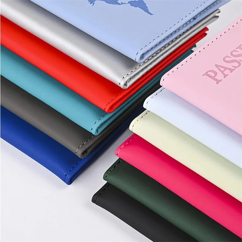 Leather Passport Holder For Men Business Travel Document Bag Passport Cover Passport Women Portable Bag PU Business Card Holder - Image 6